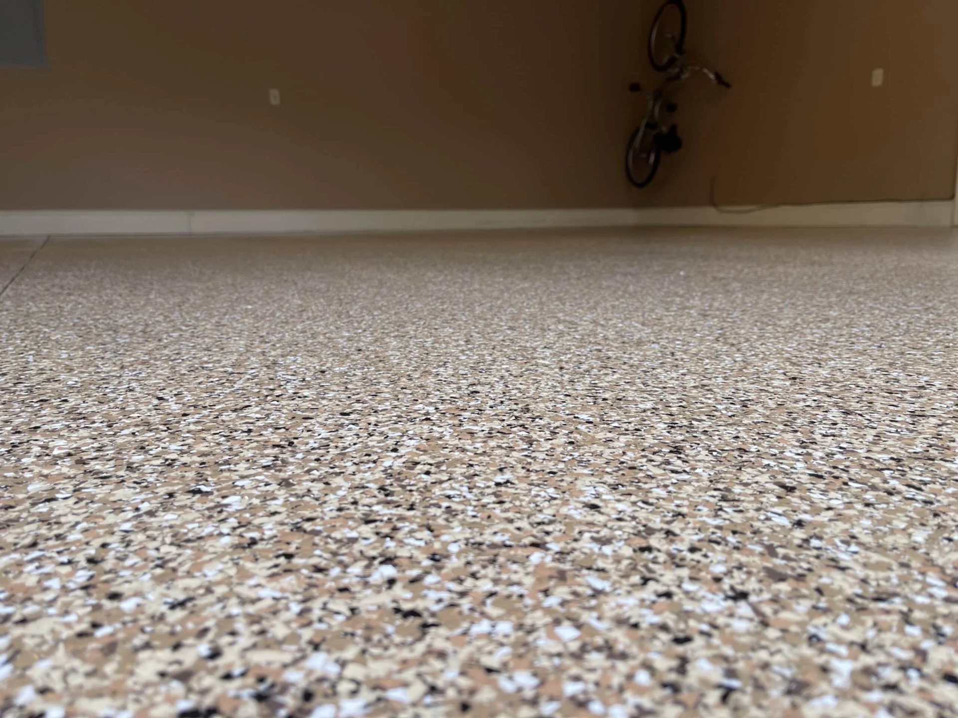 Alpharetta GA Chip and Flake garage Floors