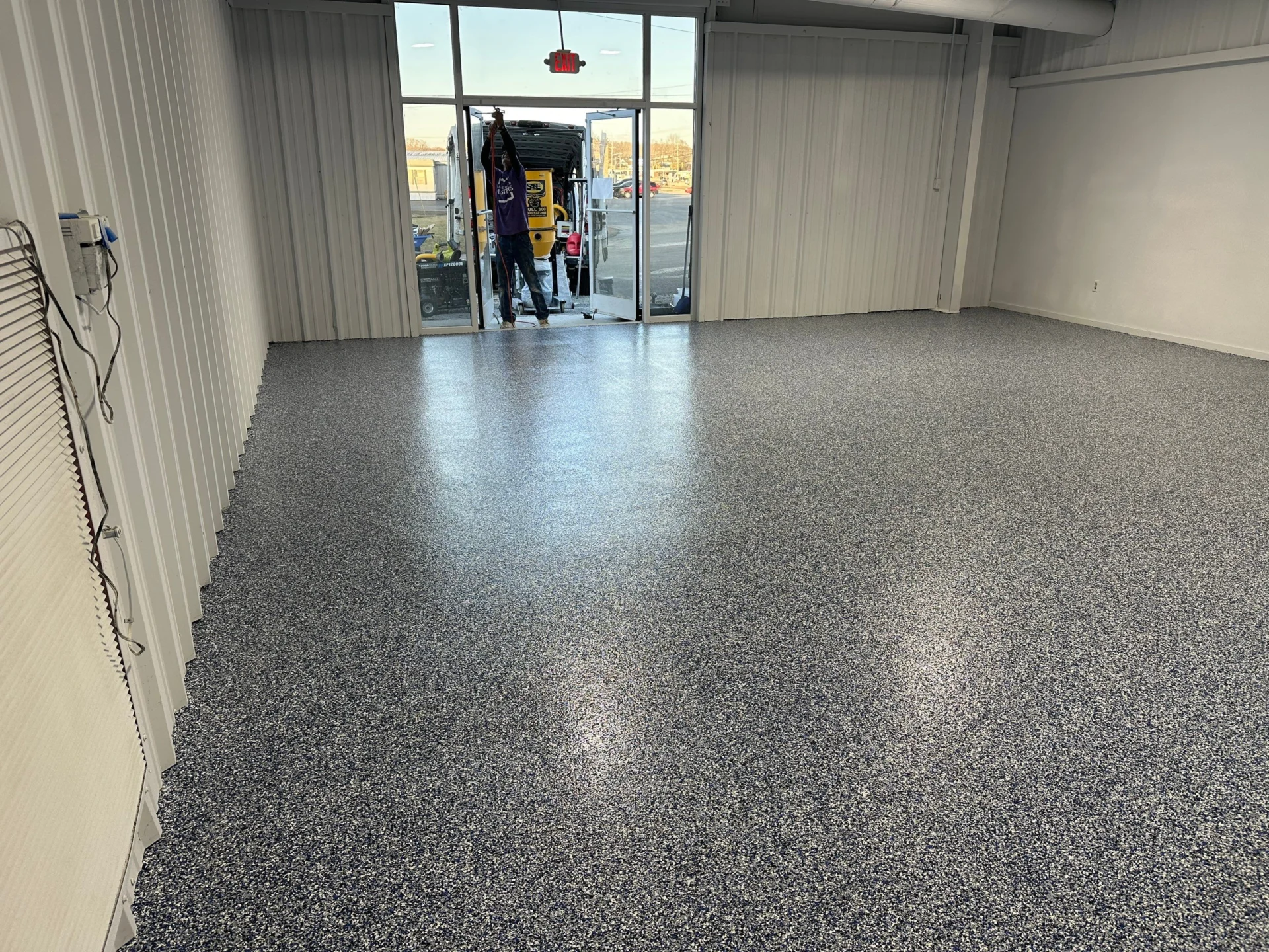 Epoxy Shop Floor After