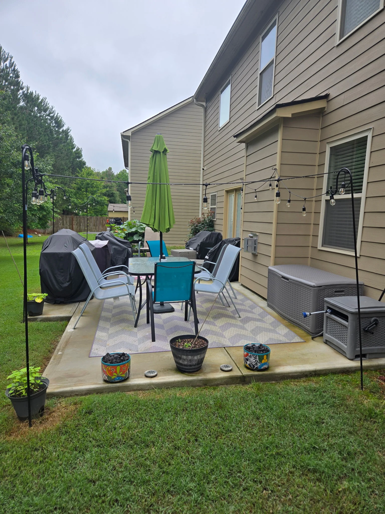 Back Patio Floor Coating in Atlanta, GA