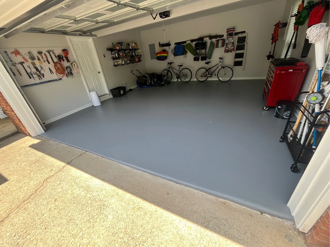 garage floor restoration in Roswell, GA