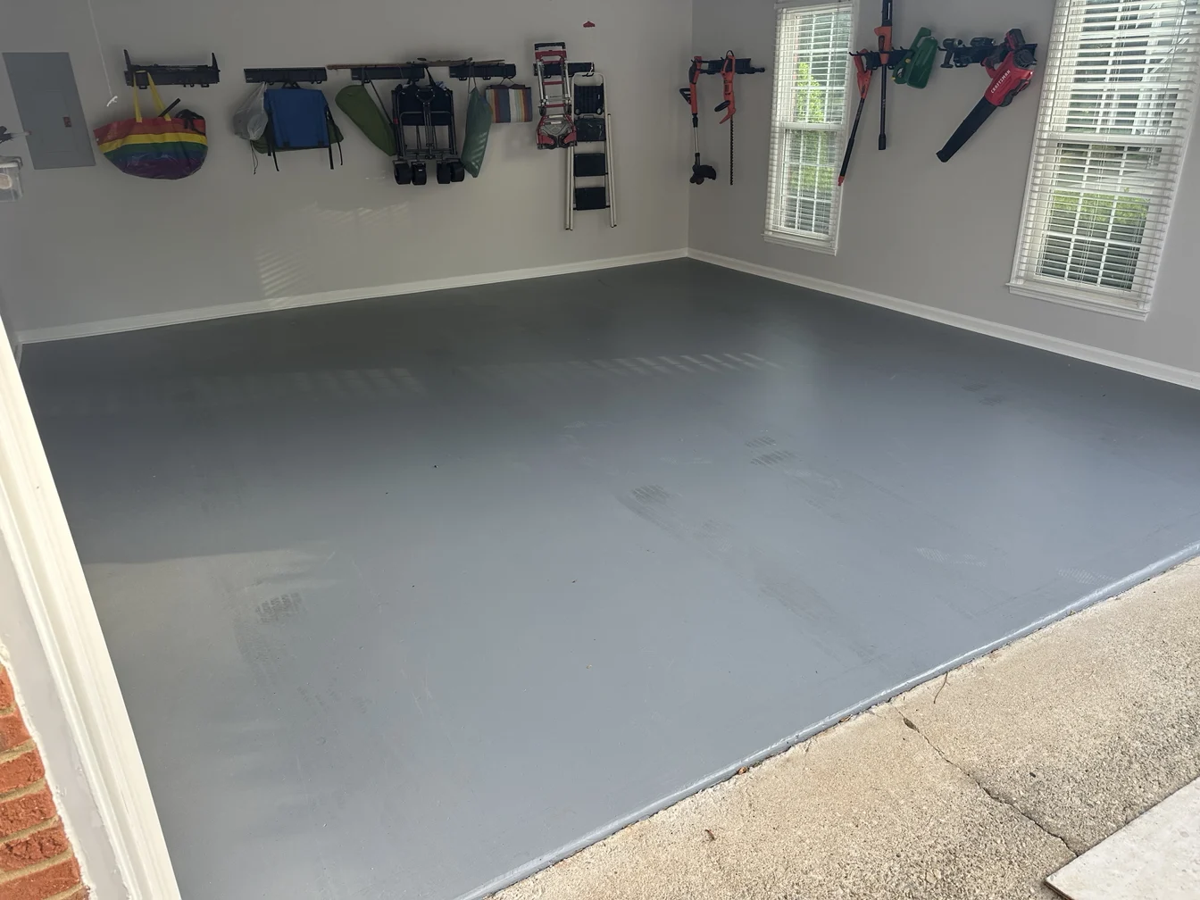 garage floor restoration in Roswell, GA