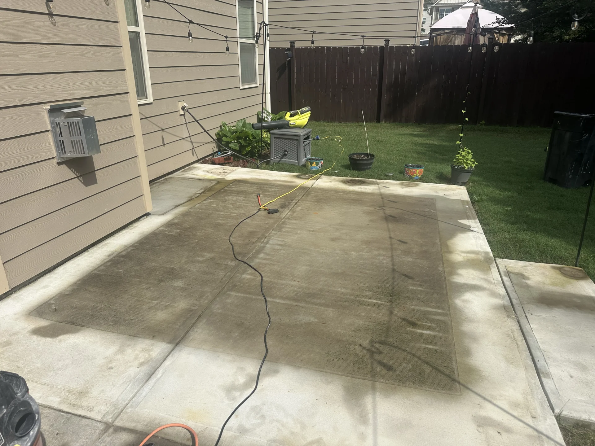 Back Patio Floor Coating in Atlanta, GA