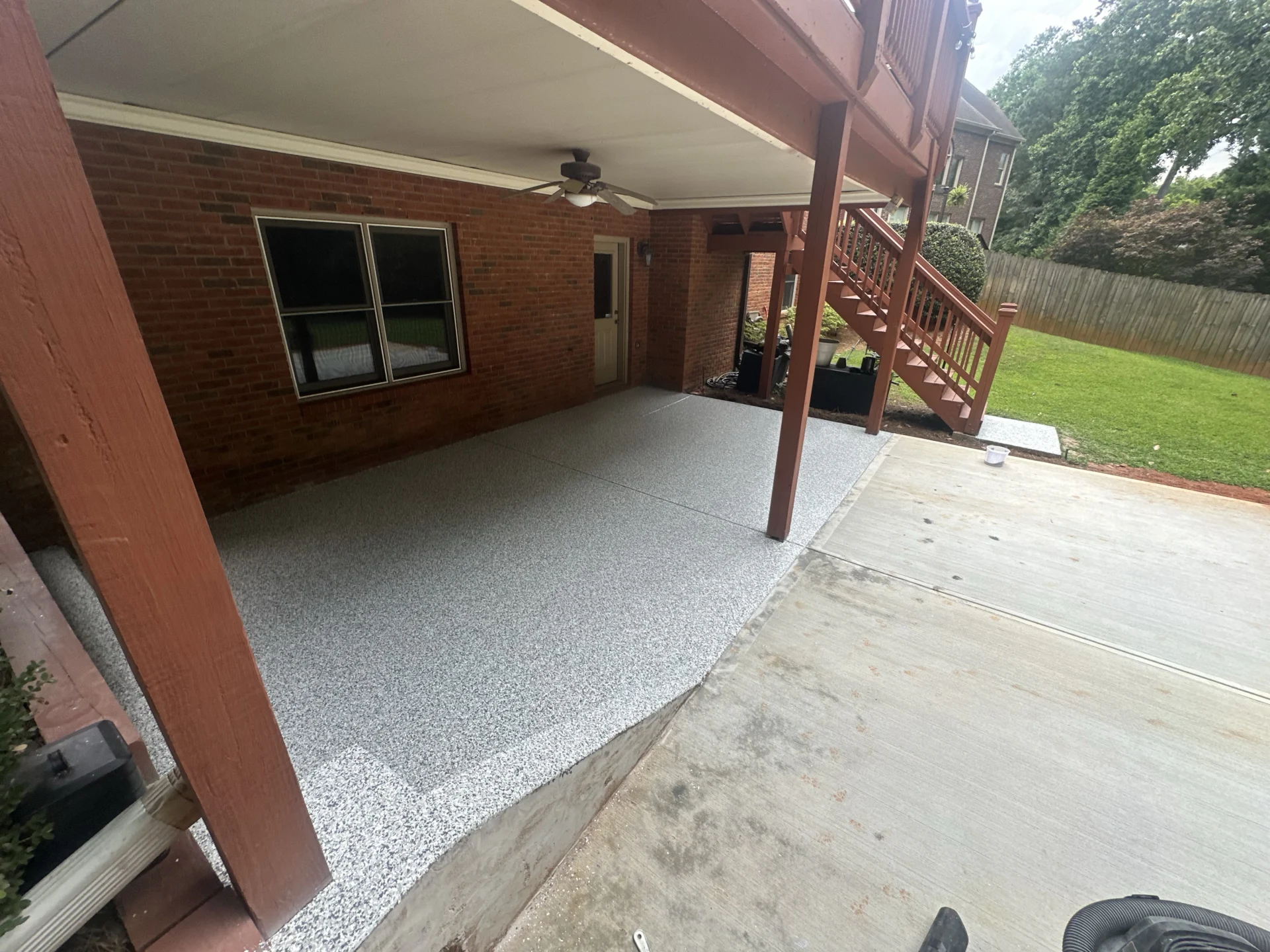 Project Spotlight: Back Patio Floor Coating in Alpharetta, GA