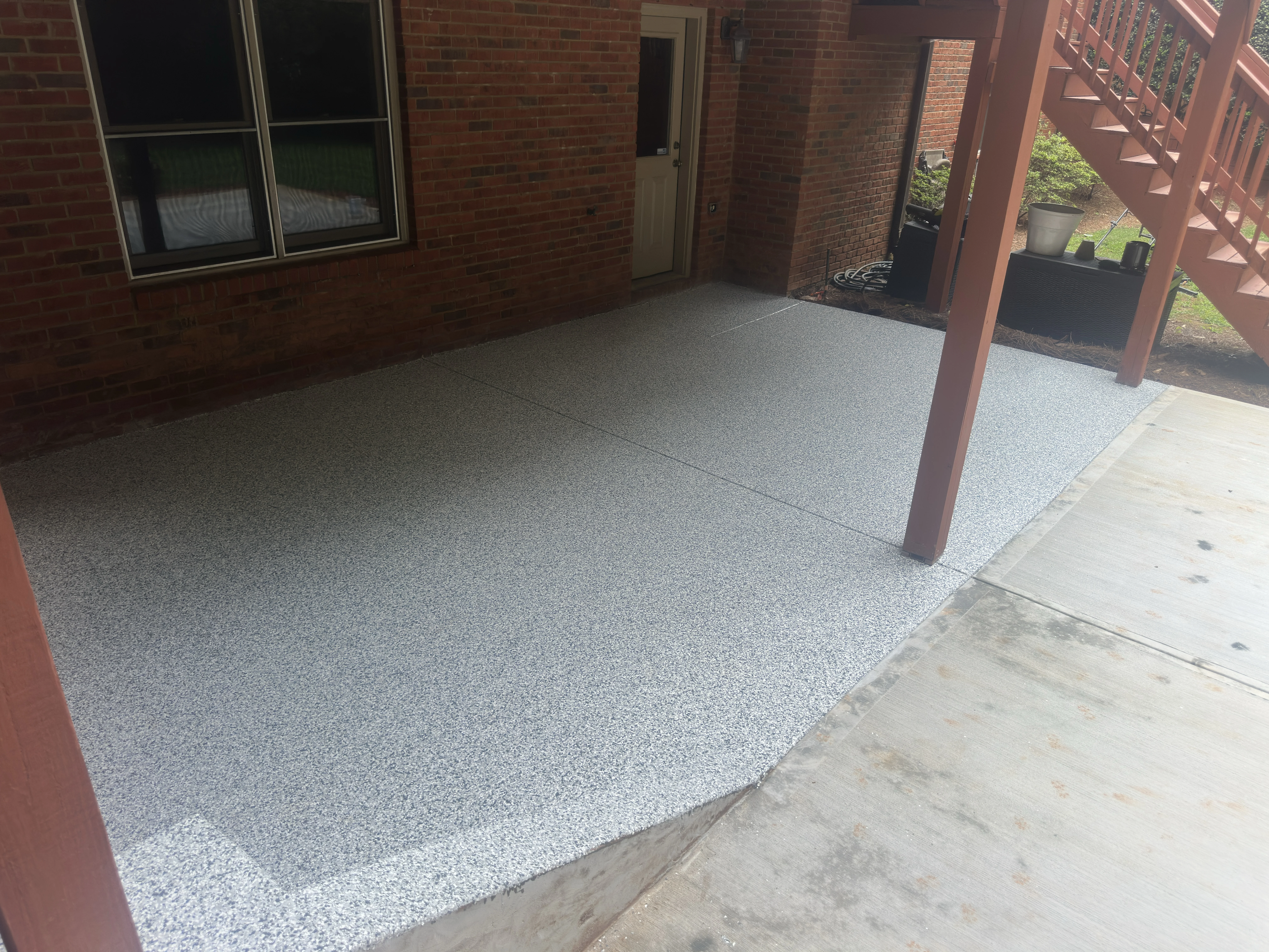 Project Spotlight: Back Patio Floor Coating in Alpharetta, GA