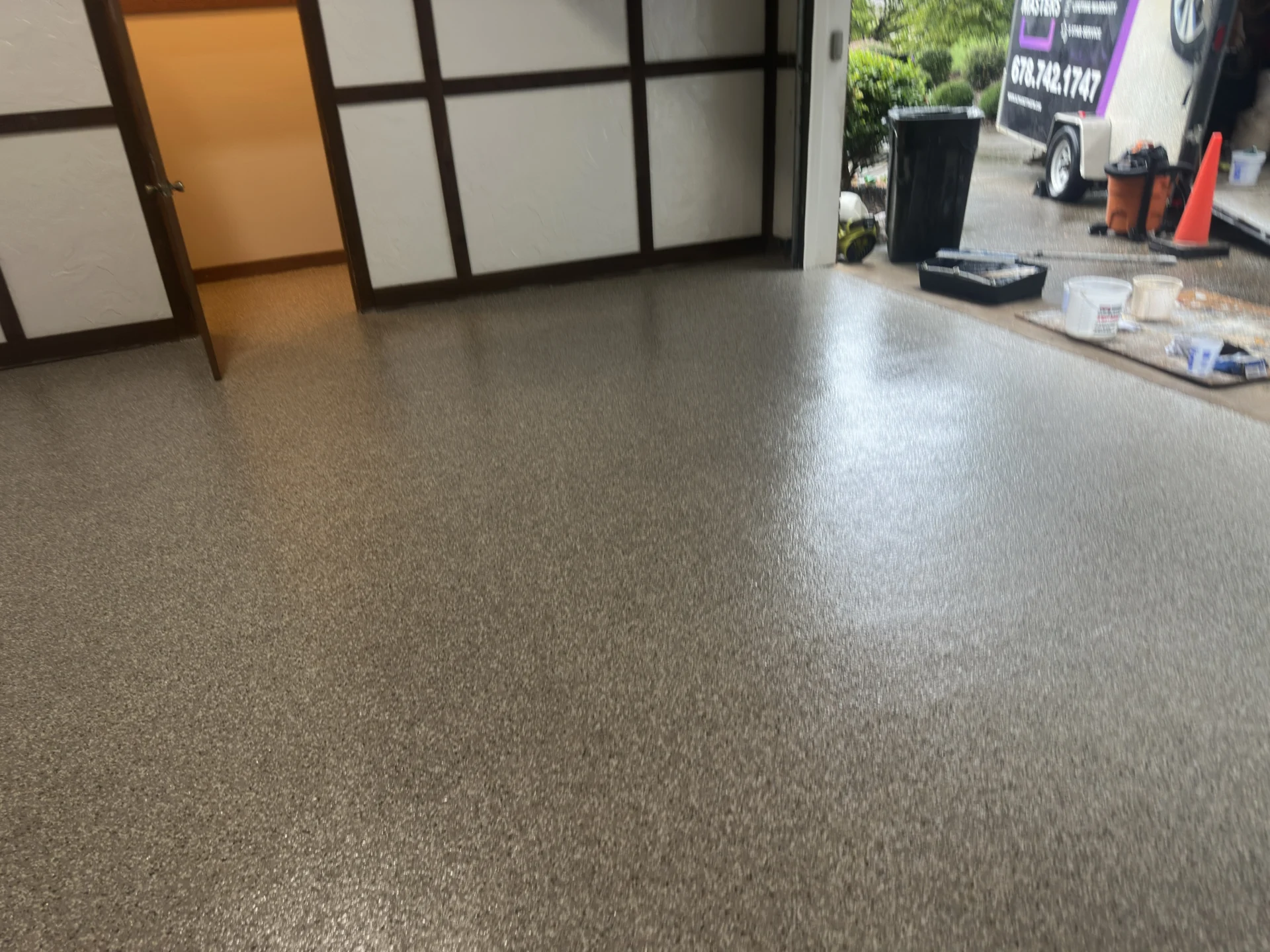 Project Spotlight: 2-Car Garage & Closet Floor Coating in Duluth, GA Project Spotlight: 2-Car Garage & Closet Floor Coating in Duluth, GA