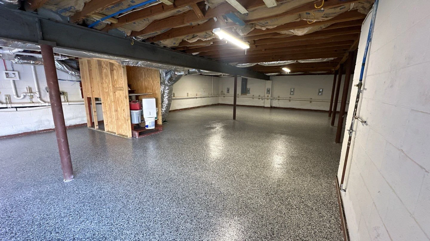 Gravel Flake Epoxy Garage Floor in Smyrna, GA Gravel Flake Epoxy Garage Floor in Smyrna, GA